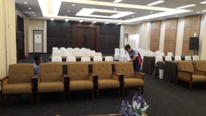 Acara MOU di Ruang Seminar Gedung B Lantai 6